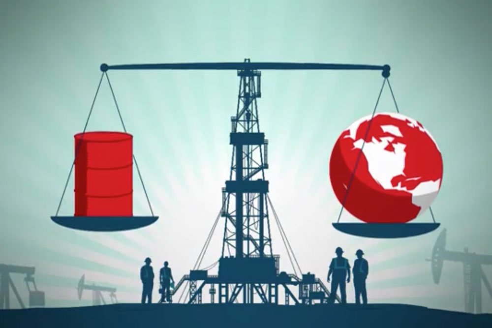 Cover image for the video showing the impact of what cheap oil is doing to the economy